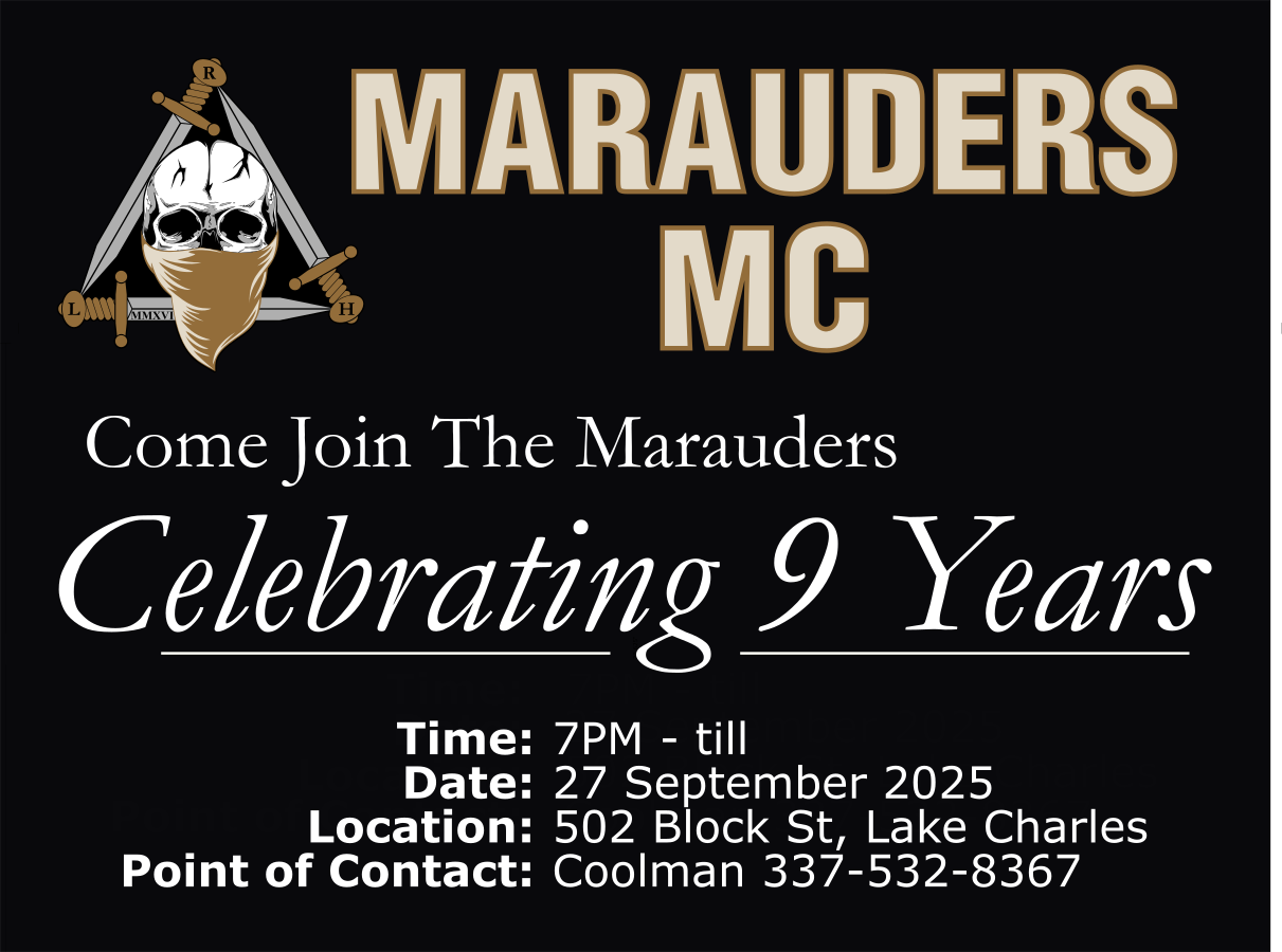 Marauders 9th Anniversary Bash! - Open House